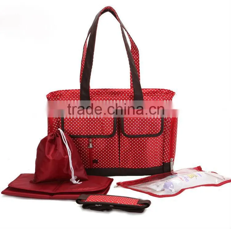 Hot sale diaper bag baby nappy changing bag