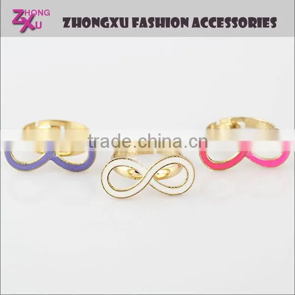 new cheap fashion gold infinity ring
