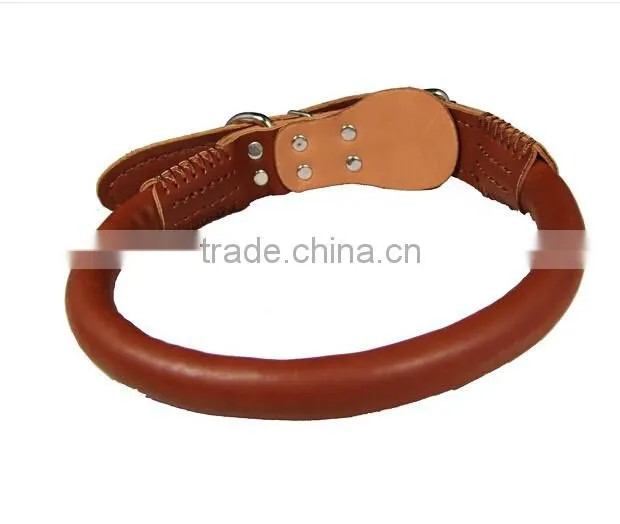 120cm Long High Quality PU Large Dog Leashes Pet Traction Rope Collar Set For Big Dogs
