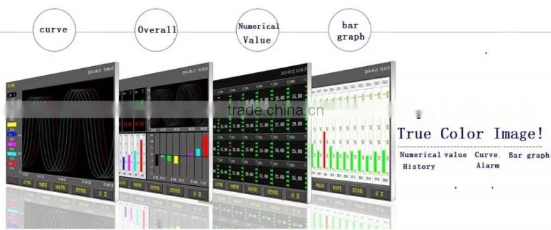 Multi-channel NAPUI130E wireless touch screen data logger