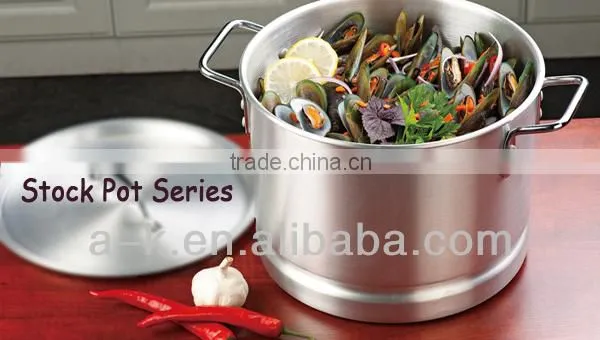big capacity stock pot aluminium restaurant soup pot