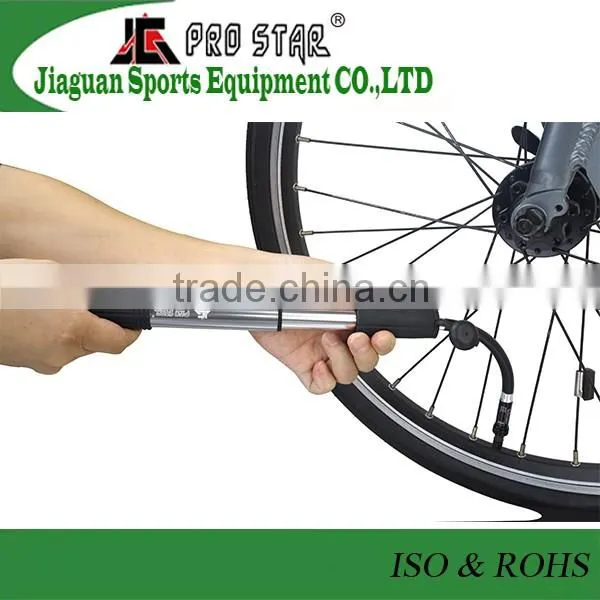 Hand Pump with Dust-cap and Solf Handle Bicycle Air Pump Smart Valve JG-1012