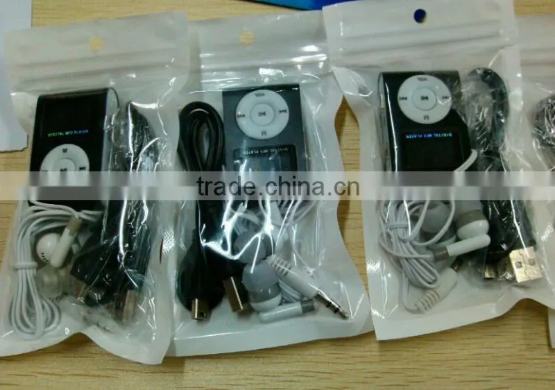 hot 2gb 4gb clip mp3 player with FM radio LCD display screen