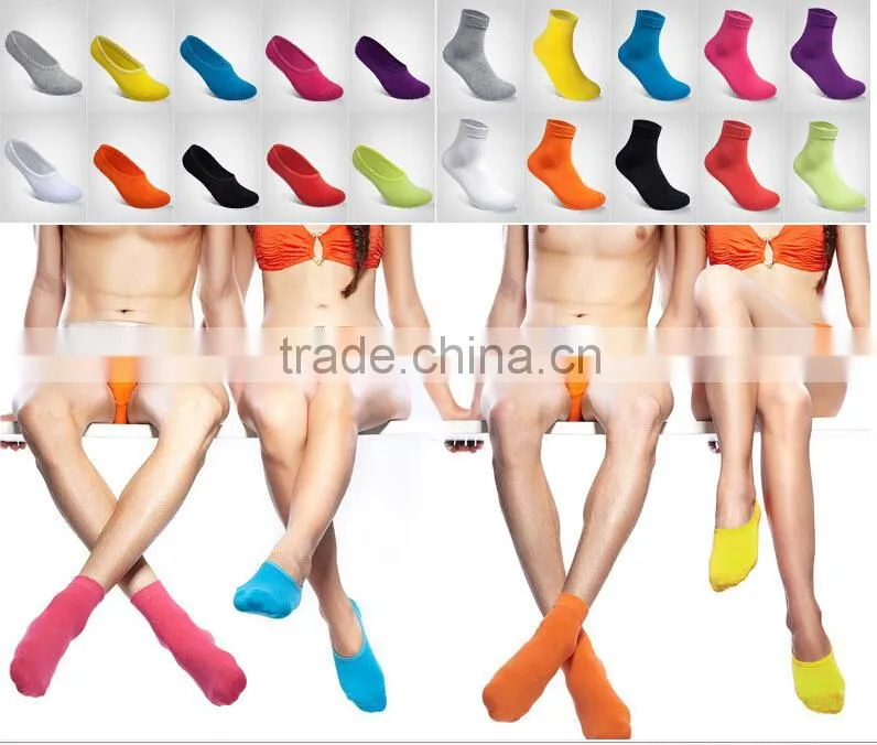 Purple Custom Candy Color Thermal Wholesale Elite Man Sock