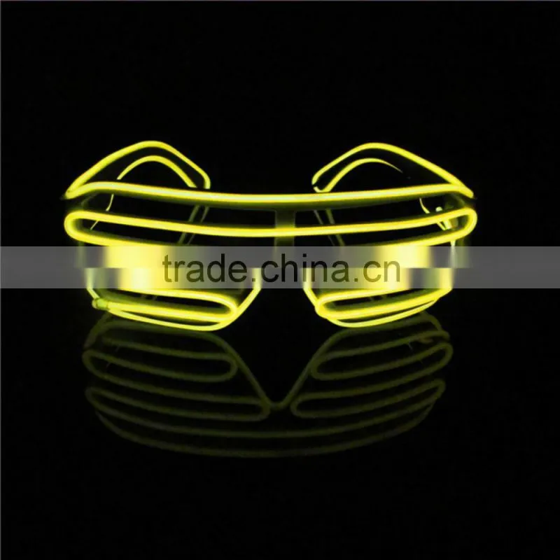 Party Favor China Christmas Decoration Shutter EL Wire Glasses