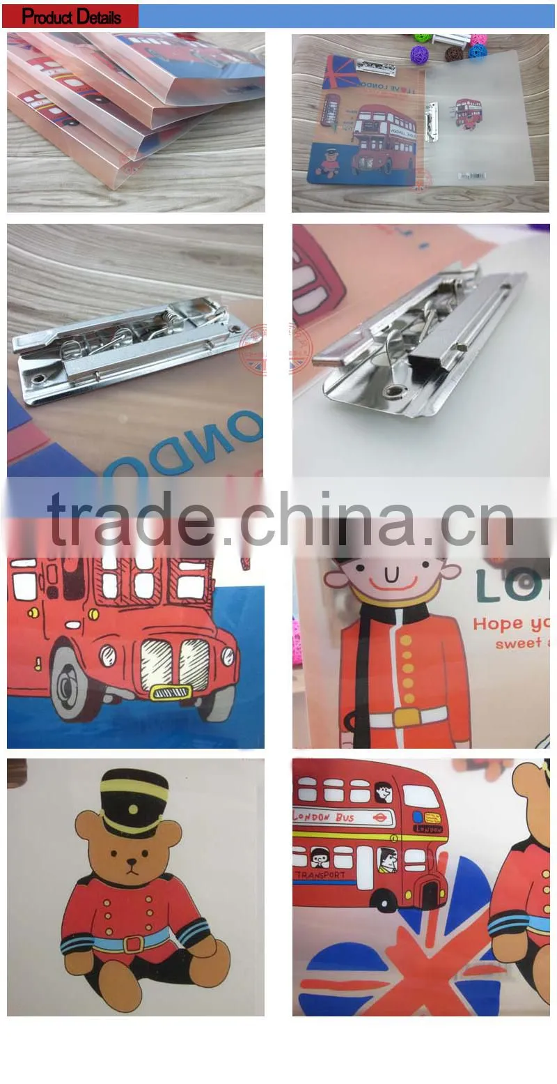 transparent plastic PP mini ring binder