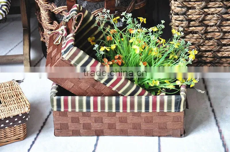 7 hand woven - pastoral style - straw - Storage Basket - Storage Basket - water basket - sundry basket - woven basket