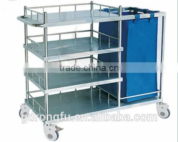 CE ISO Approved Patient Treatment Hospital Medical Records Trolley
