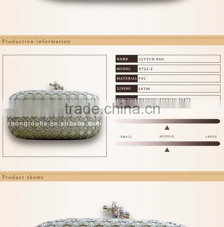 Wholesale elegant skeleton design clutch box
