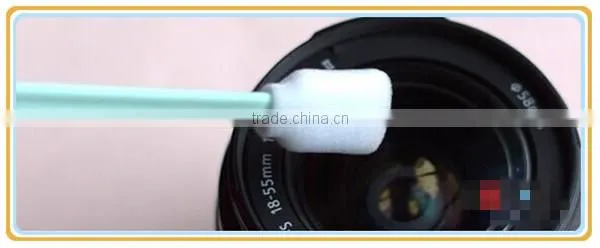 Cleanroom plastic handle microfiber industrial use swab