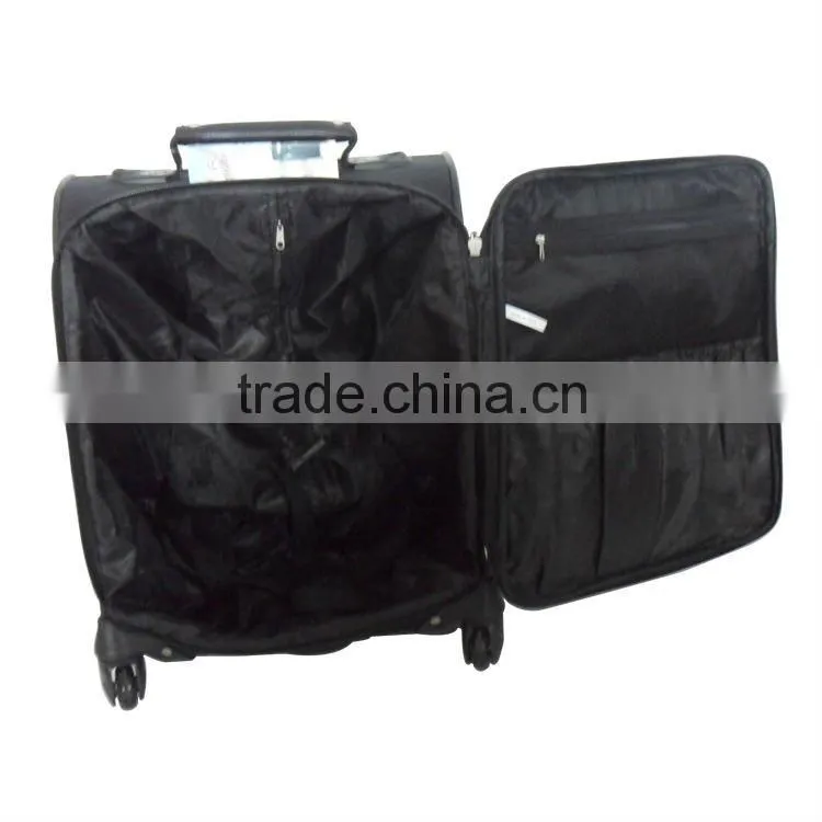 2014 china factory trolley case Fashion Soft easy carrying travel luggage sets/unique luggage sets/vintage luggage sets