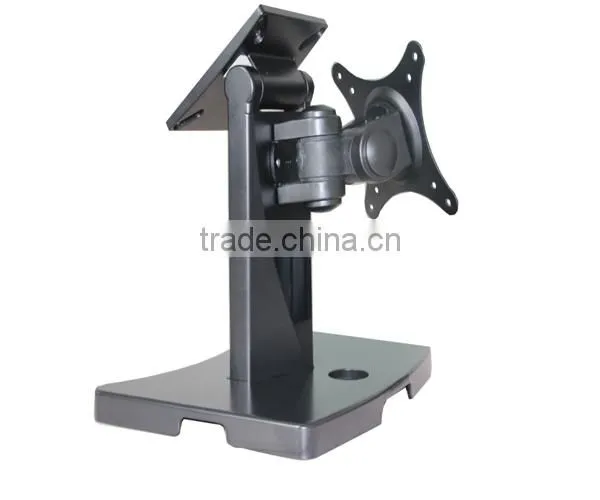 Dual pos touch stand for double sided lcd screen