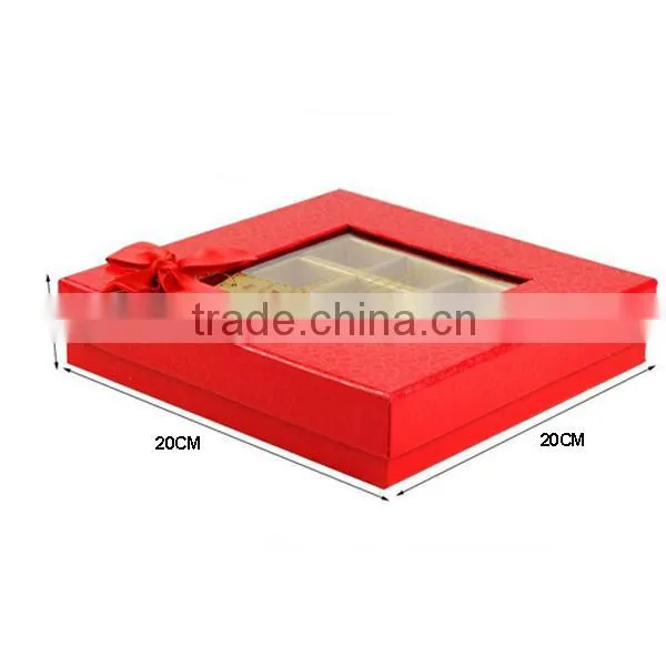 Luxury Window Cover Chocolate Packaging Box