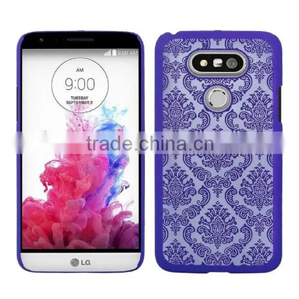 C&T Damask Design Ultra Slim Clear Hard Back Case Cover for LG G5