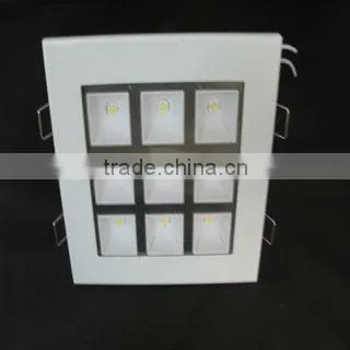 120mm*120mm 9W square led ceiling light