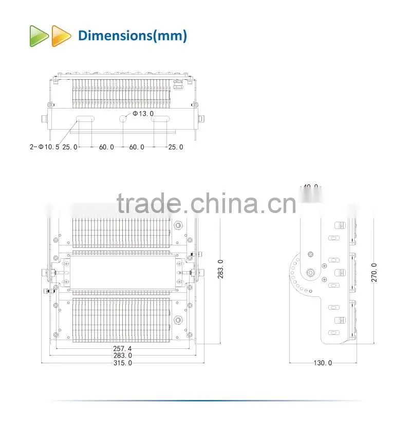 Hot selling module design outdoor led tunnel light 150W
