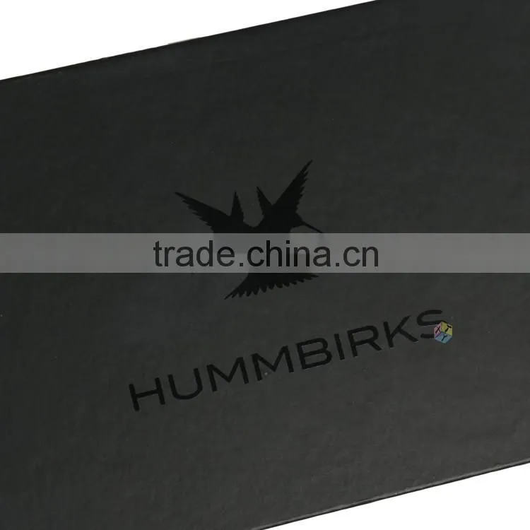 Custom high quality gift packaging paper tie box