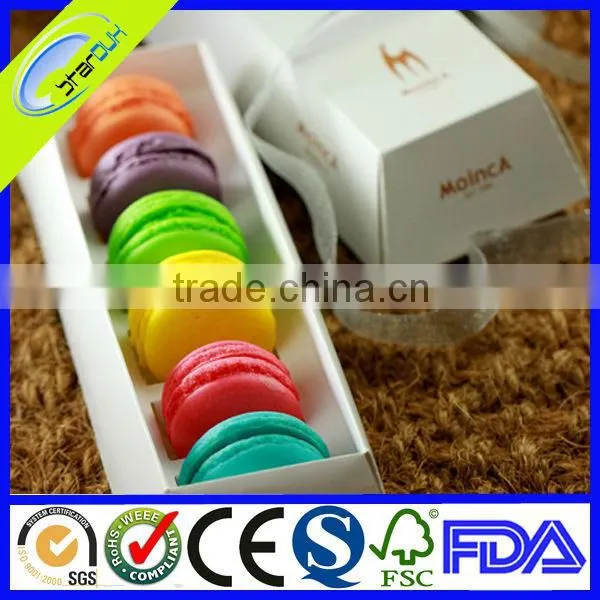 mini custom round macaron packaging box