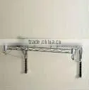 chrome wall wire rack