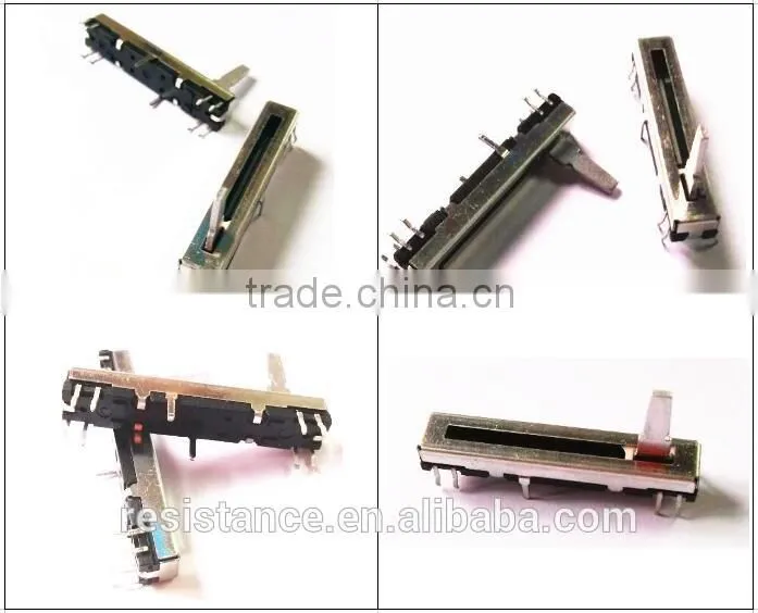 WH3012P stereo dual slide potentiometer 60mm travel