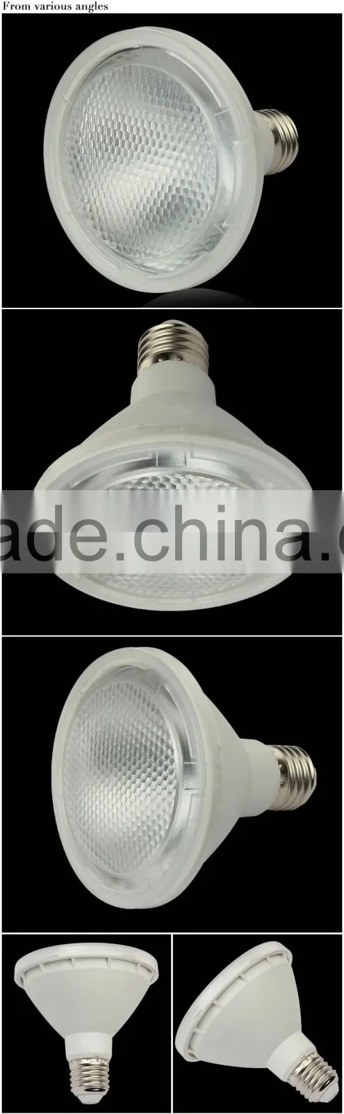 Haining LED PAR light par 38 LED bulb spotlight lampara dimmable SMD E27 16W TUV CE approved Mingshuai factory