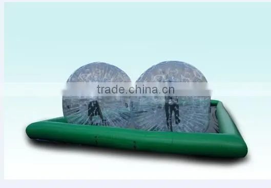 6mWx20mLx0.6mH giant Inflatable zorb ball race track Inflatable track games outdoor inflatable games