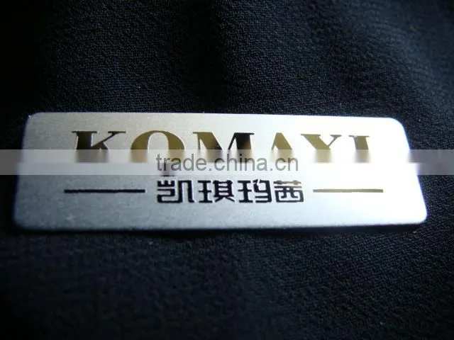 High quality custom nameplate for motorcycle