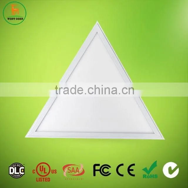 Shenzhen led light supplier customize triangle led panel light with good price