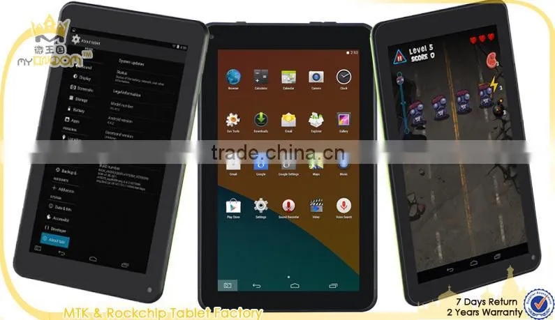 2014 new products 7 inch cheap china android tablet without sim card