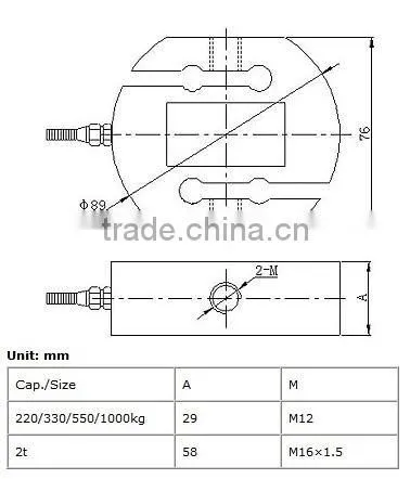 Cheap Weighing Tension load cell GS214