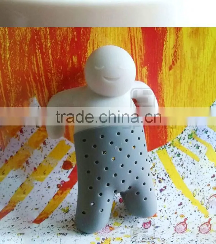Tea tool Interesting Life partner cute Mr Teapot Tea Infuser/Tea Strainer/Coffee & Tea Sets/silicone