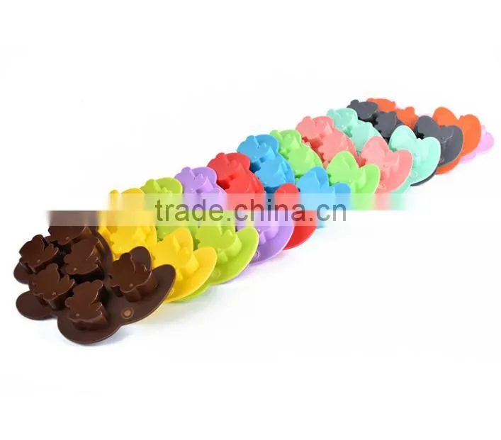 Animal silicone ice cube tray mini rabbit shaped ice maker