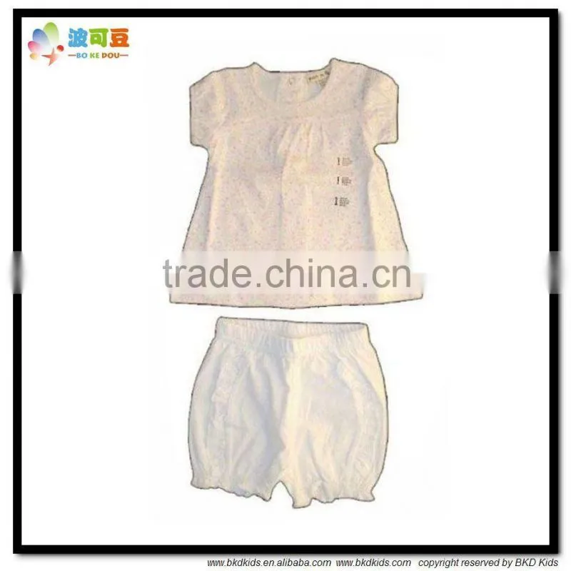 BKD 2015 new arrival europe style baby girl garment sets