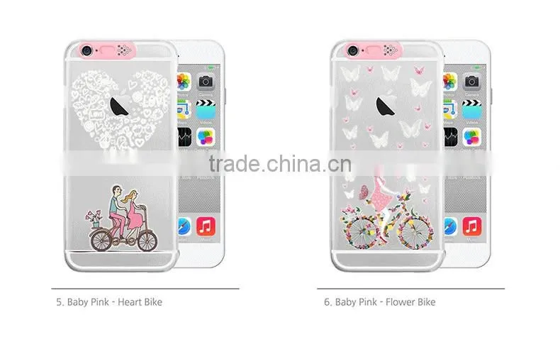 Korean Popular Fresh Meat Led Phone Case Lighting Led for Iphone Case