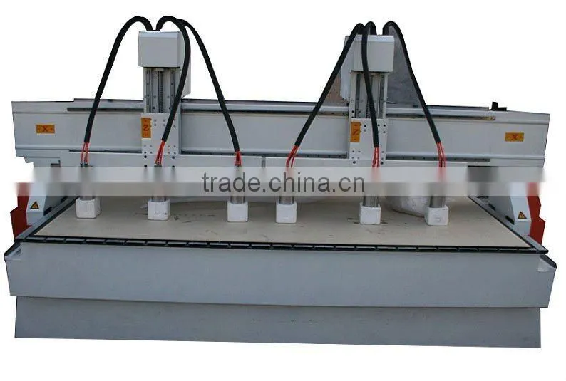 six spindle cnc router for relief gear wheel transmitting with CE ISO