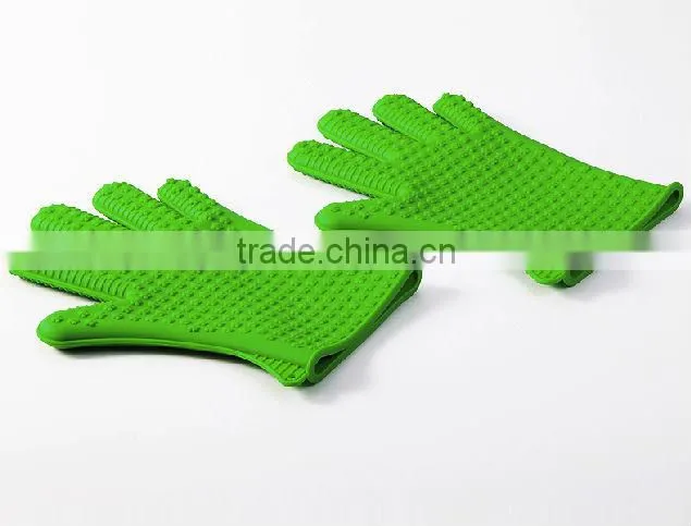 Kitchen Cooking Oven Heat Resistant Silicone Gloves