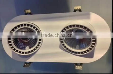 New design 2*20W led cob Trunk light,cutout 125*240