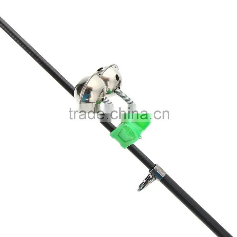 5Pcs Big Twin Bells Fishing Bite Alarm Clip on Fishing Rod Fishing Accessory