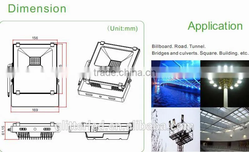 Outdoor IP66 led garden light 20w with CRI>80 PF>0.95 5 Years Warranty