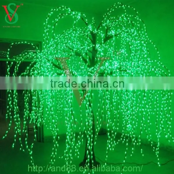 Hot-sale weeping willow garden decorative led tree