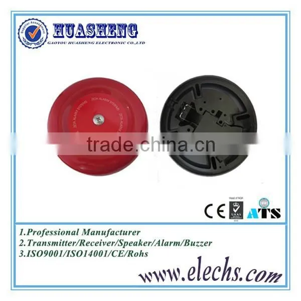 12V or 24v emergency high spl global sales waterproof fire alarm bell
