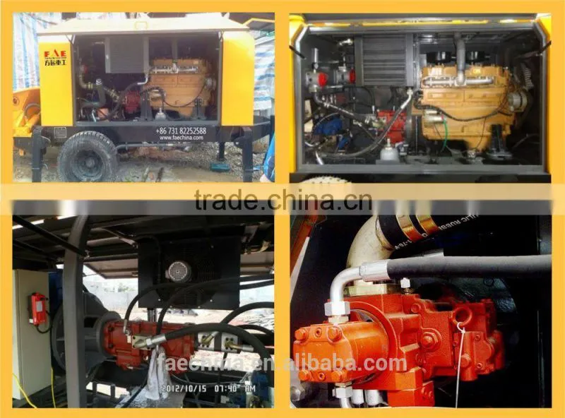 80kw small concrete pump