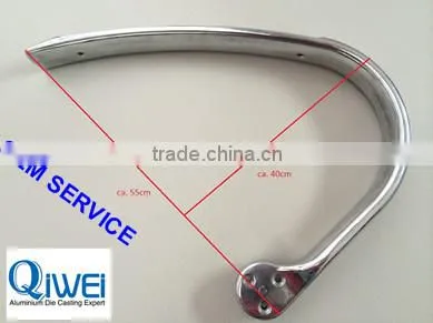 Aluminum trade assurance die casting seat armrest made in China