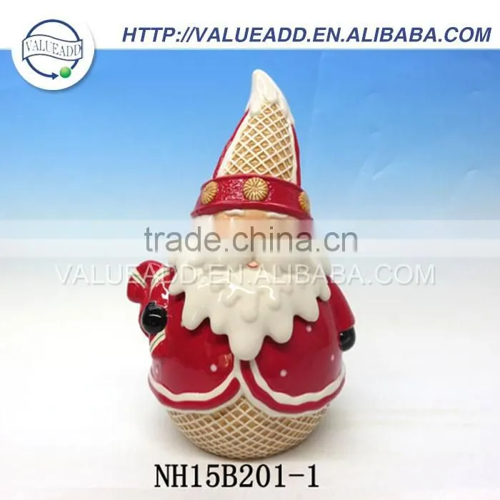 High quality christmas ceramics cookie jars wholesale factory supply