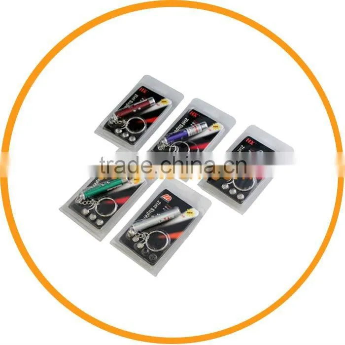 Mini LED Key Chain Laser Pointer Torch Light from dailyetech