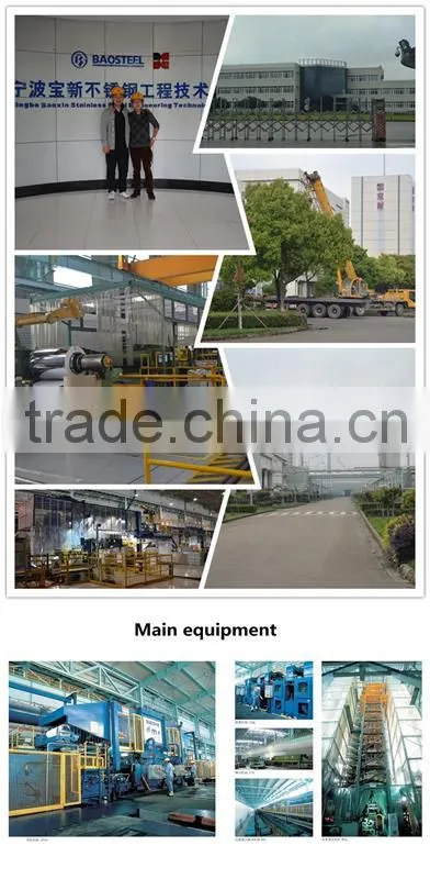 Ningbo baosteel stainless steel sheet stainless steel sheet from baosteel