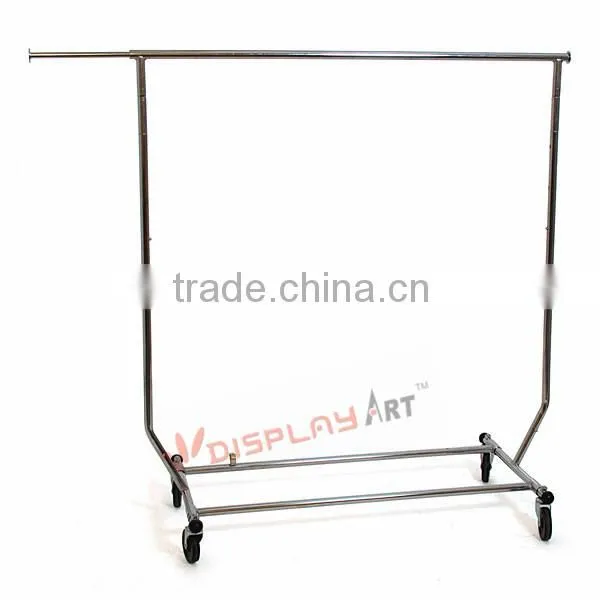 Double Bar Clothing Rack with V-Brace