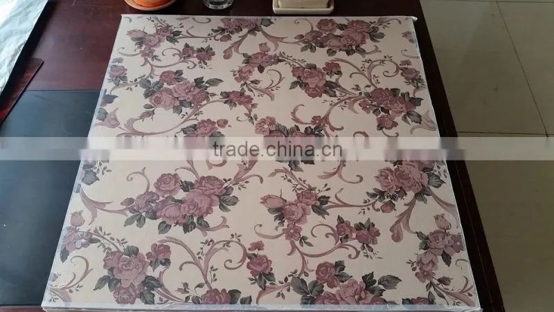 2016 New Pattern PVC Laminated Gypsum ceiling tiles