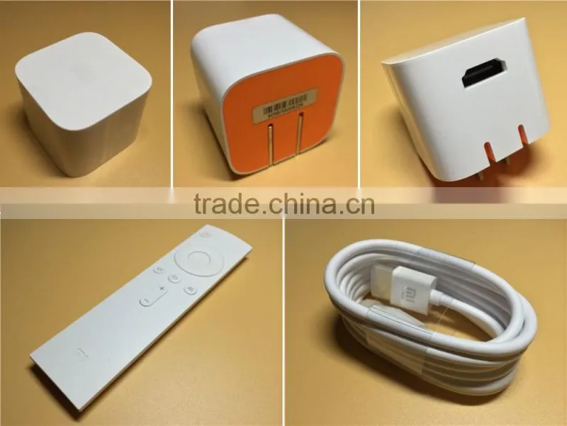 Xiaomi Smart Mini Box Set Top Box MT8685 Quad Core 1GB DDR3 4GB eMMC Android 4.4 1920*1080P H.265 2.4GHz / 5GHz Mi Small TV Box