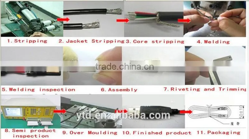 MOQ 500 micro usb 3.0 cable